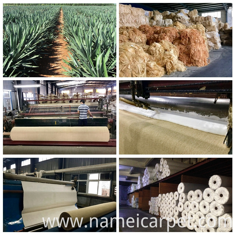 Natural Sisal Fiber Carpet Roll Wall To Wall Straw Carpet For Home Hotel Resort Office Floor Decoration 549